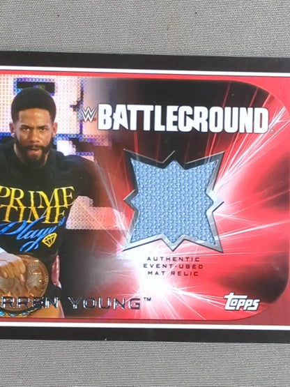 2016 TOPPS WWE ダレン・ヤング 公式リングマットカード