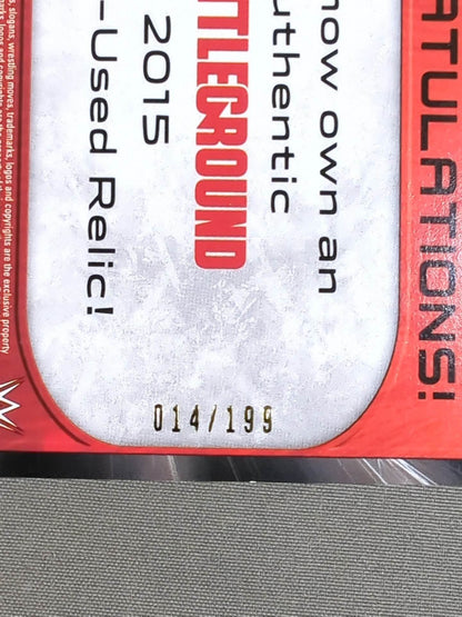 2016 TOPPS WWE ダレン・ヤング 公式リングマットカード