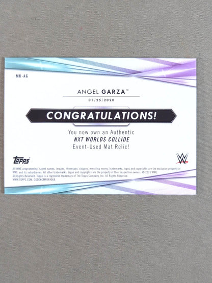 2021 TOPPS WWE エンジェル・ガルザ 公式リングマットカード