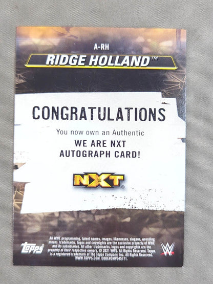 2021 TOPPS NXT リッジ・ホランド 公式サインカード