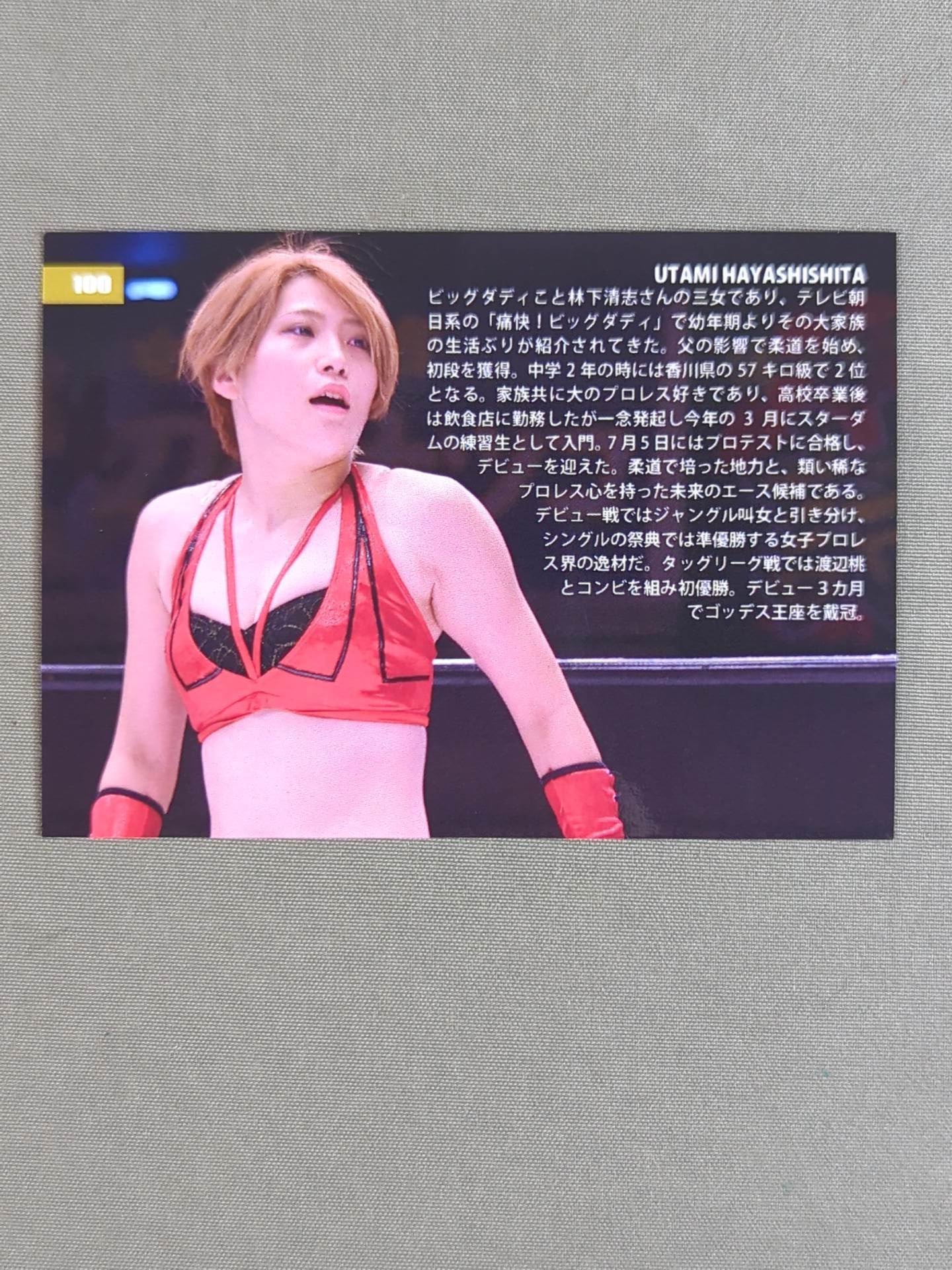 2019 STARDOM COLLECTION CARD 林下詩美(100)