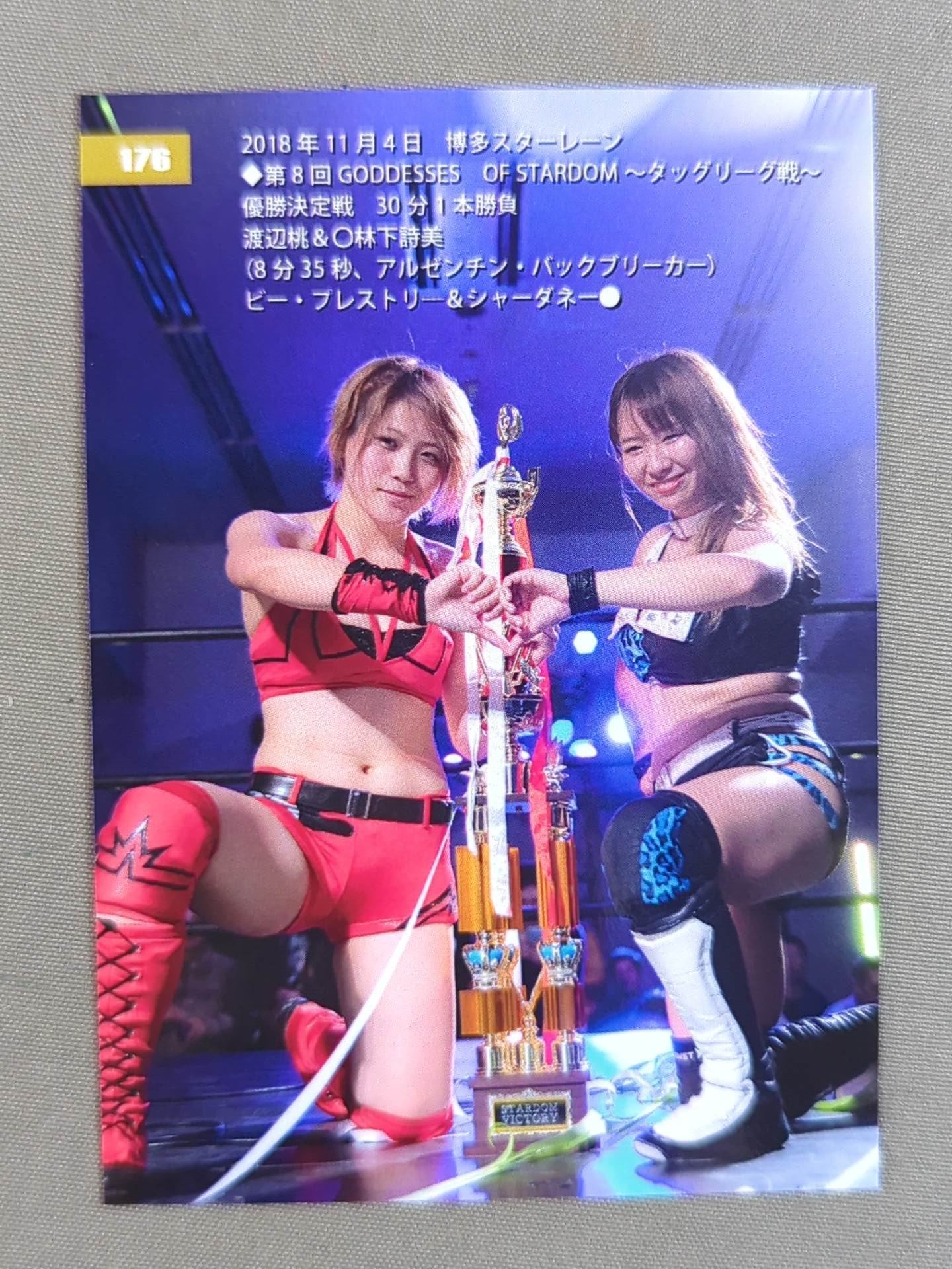 2019 STARDOM COLLECTION CARD 渡辺桃＆林下詩美(176)