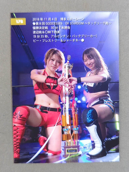 2019 STARDOM COLLECTION CARD 渡辺桃＆林下詩美(176)