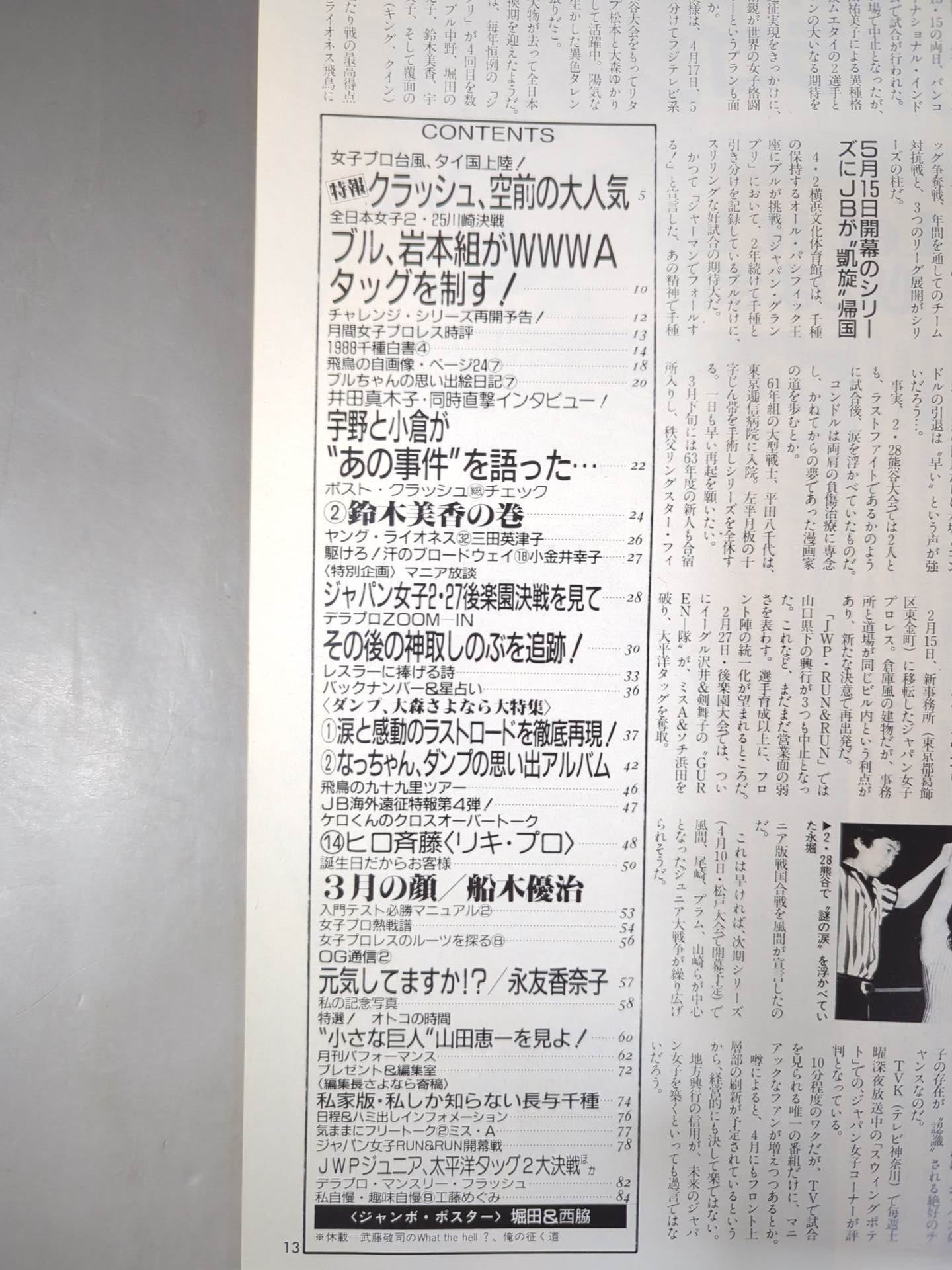 Deluxe Pro Wrestling May 1988