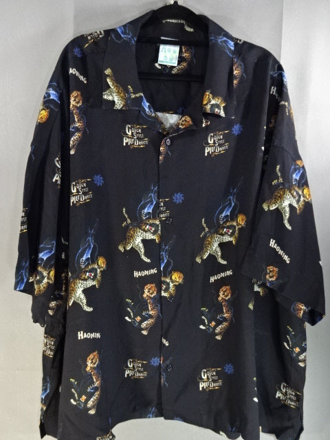 ★HAOMING× Pile Driver Harajuku ★ Minoru Suzuki Open Collar Shirt