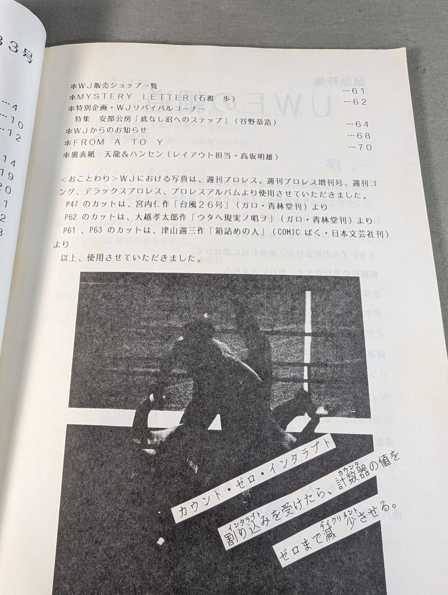 WRESTLING JOURNAL No.33