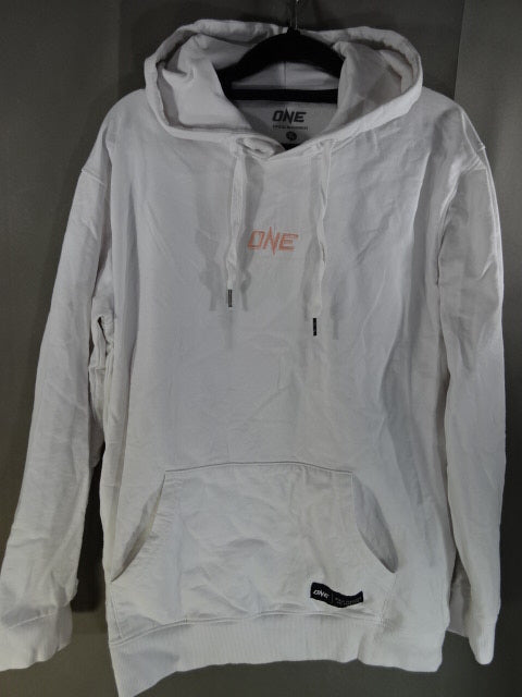 ONE pullover hoodie  (1) (white)