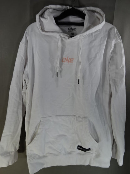 ONE pullover hoodie  (1) (white)