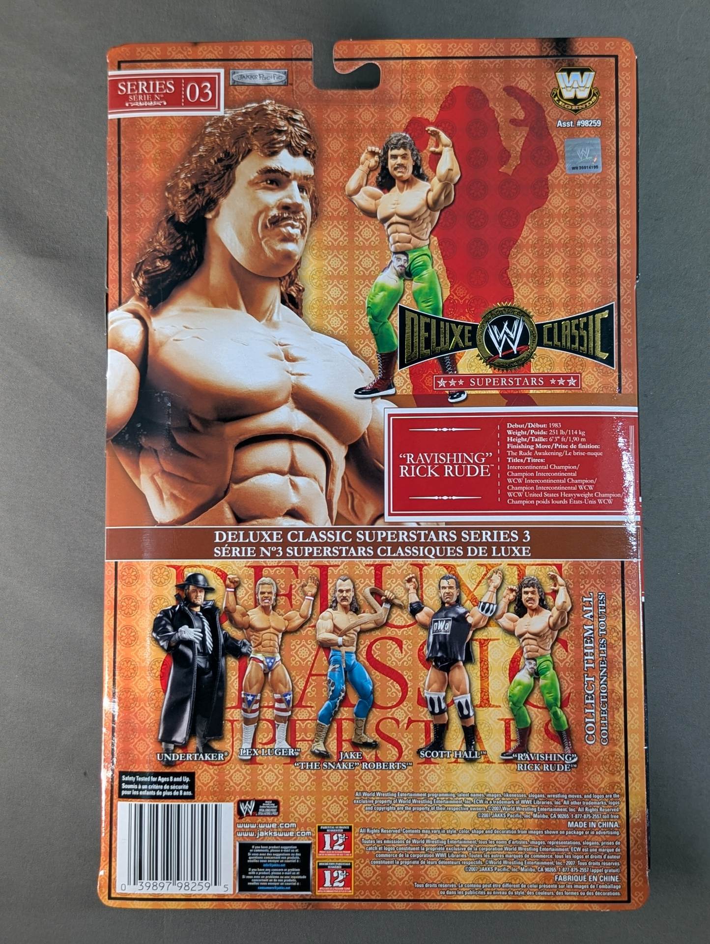 開封　WWE WCW 新日、全日　リック・ルード　マテル ☆DELUXE☆ リック・ルード(黒ガウン) – 闘道館