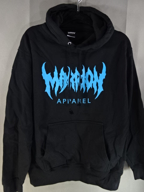 MARRION Pullover Hoodie  (2) (Black)