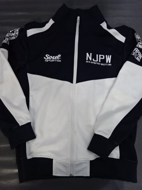 新日本プロレス×SOUL セットアップジャージ⑫(ホワイト×ネイビー)