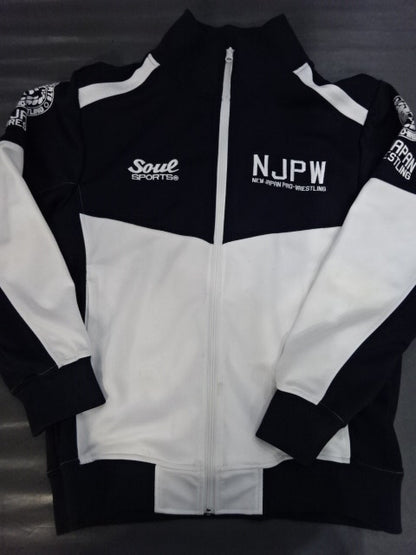 新日本プロレス×SOUL セットアップジャージ⑫(ホワイト×ネイビー)