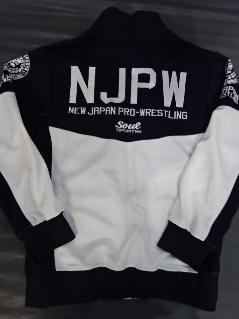 新日本プロレス×SOUL セットアップジャージ⑫(ホワイト×ネイビー)