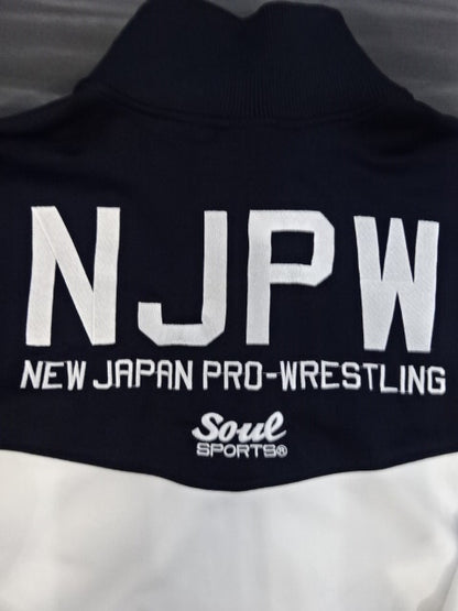 新日本プロレス×SOUL セットアップジャージ⑫(ホワイト×ネイビー)