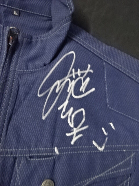 ★Jawin懸賞品★ 桜庭和志直筆サイン入り Jawin セットアップ作業着