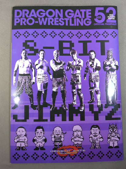 【Ben-K hand signed autograph 】2016 DRAGON GATE OFFICIAL PAMPHLET Vol.52