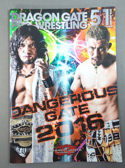 【ドラゴン・キッド 直筆サイン入り】2016 DRAGON GATE OFFICIAL PAMPHLET Vol.51