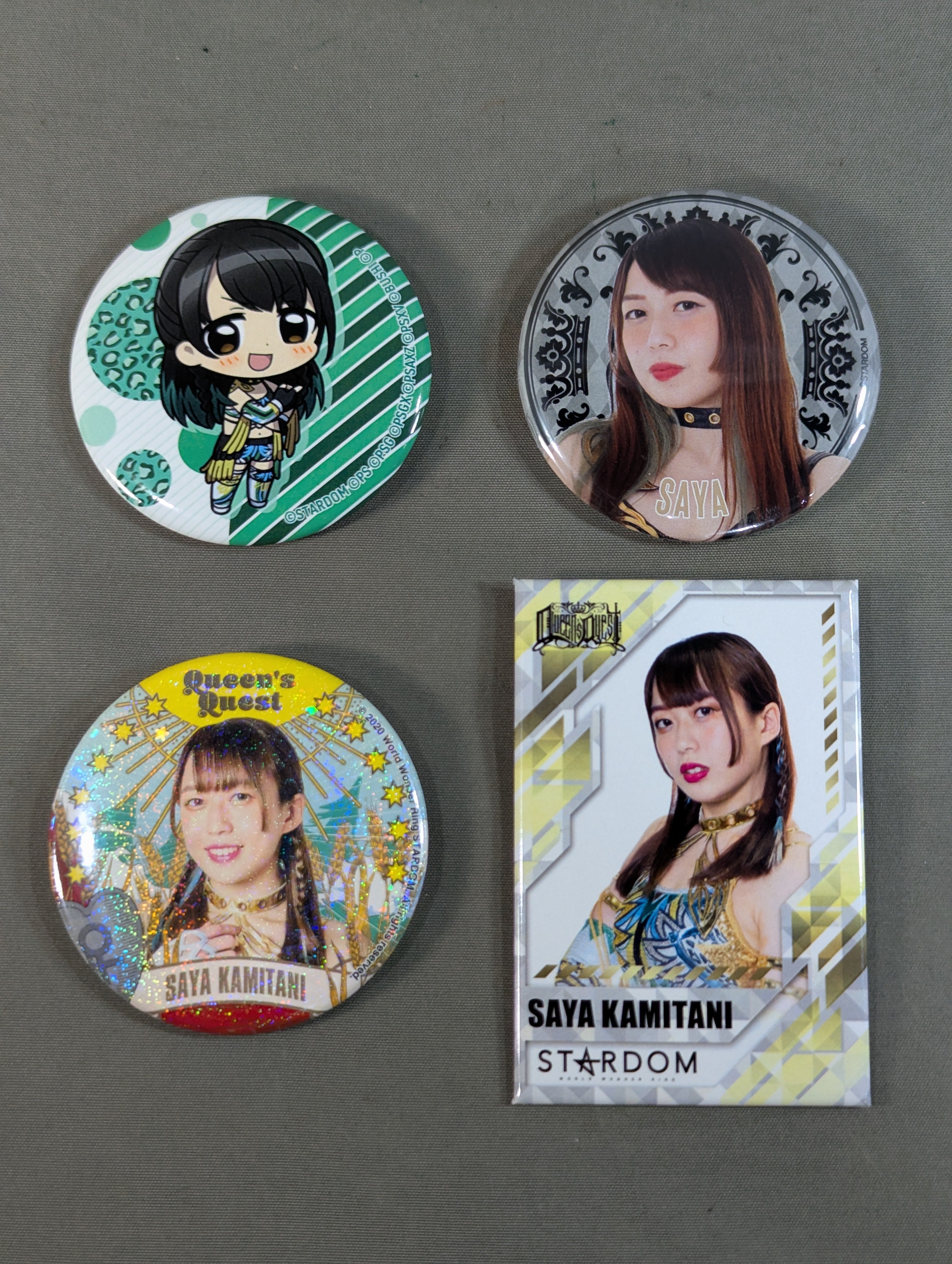 ☆Phenex Queen☆ 上谷沙弥 缶バッジセット④ – 闘道館