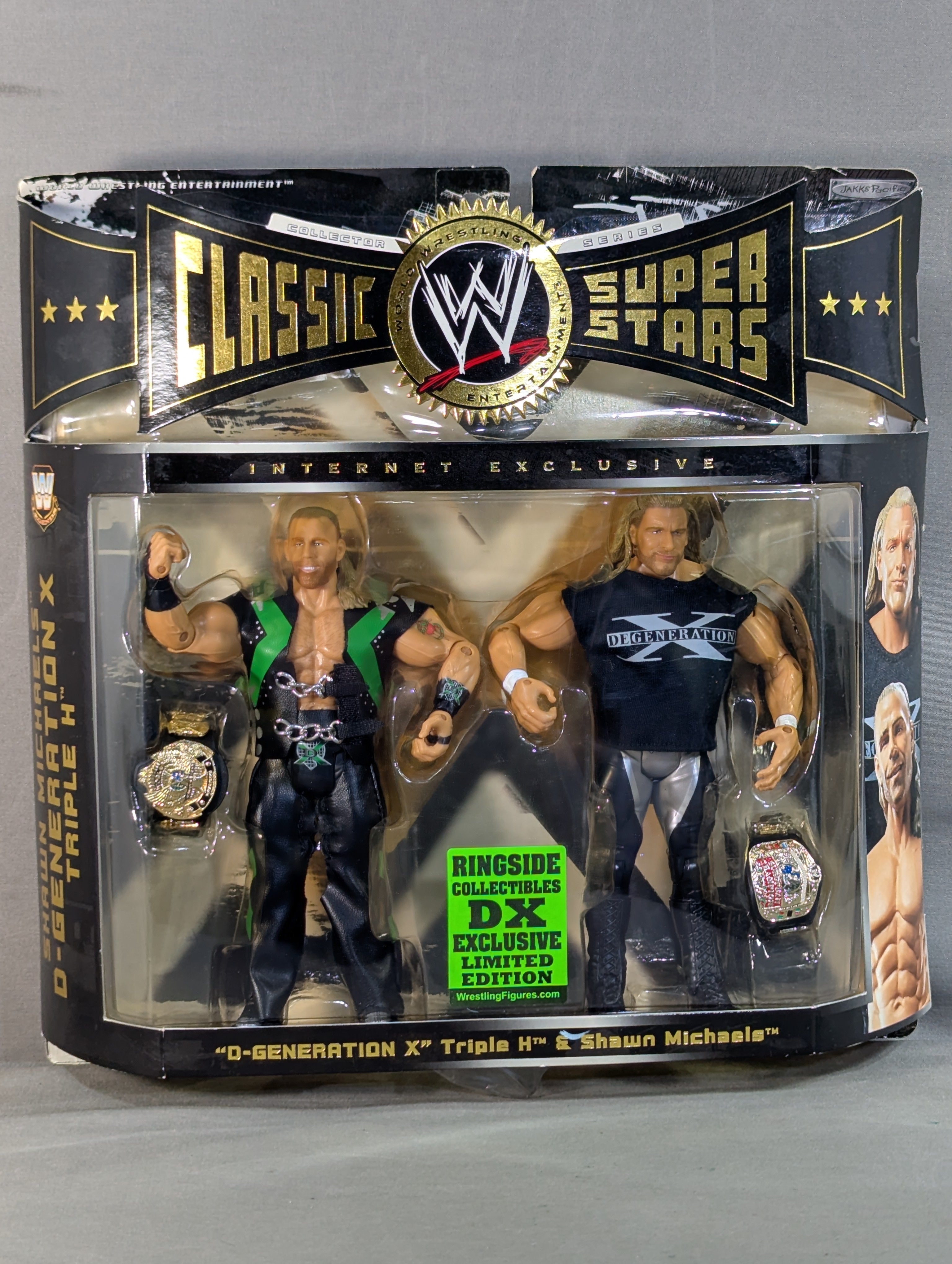 WWE ジャックス　限定　トリプルH & ショーン・マイケルズ　新品未開封未使用 ☆限定☆トリプルH＆ショーン・マイケルズ – 闘道館