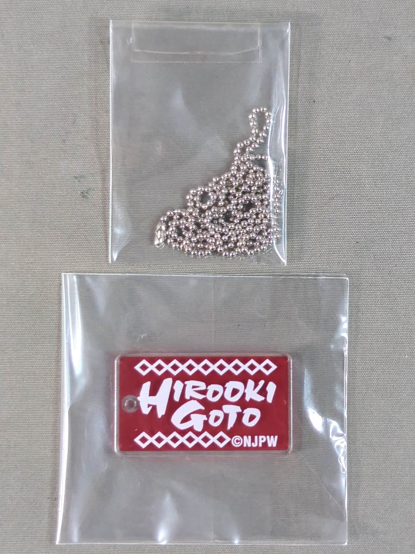 後藤洋央紀 トレーディングアクリルネックレス