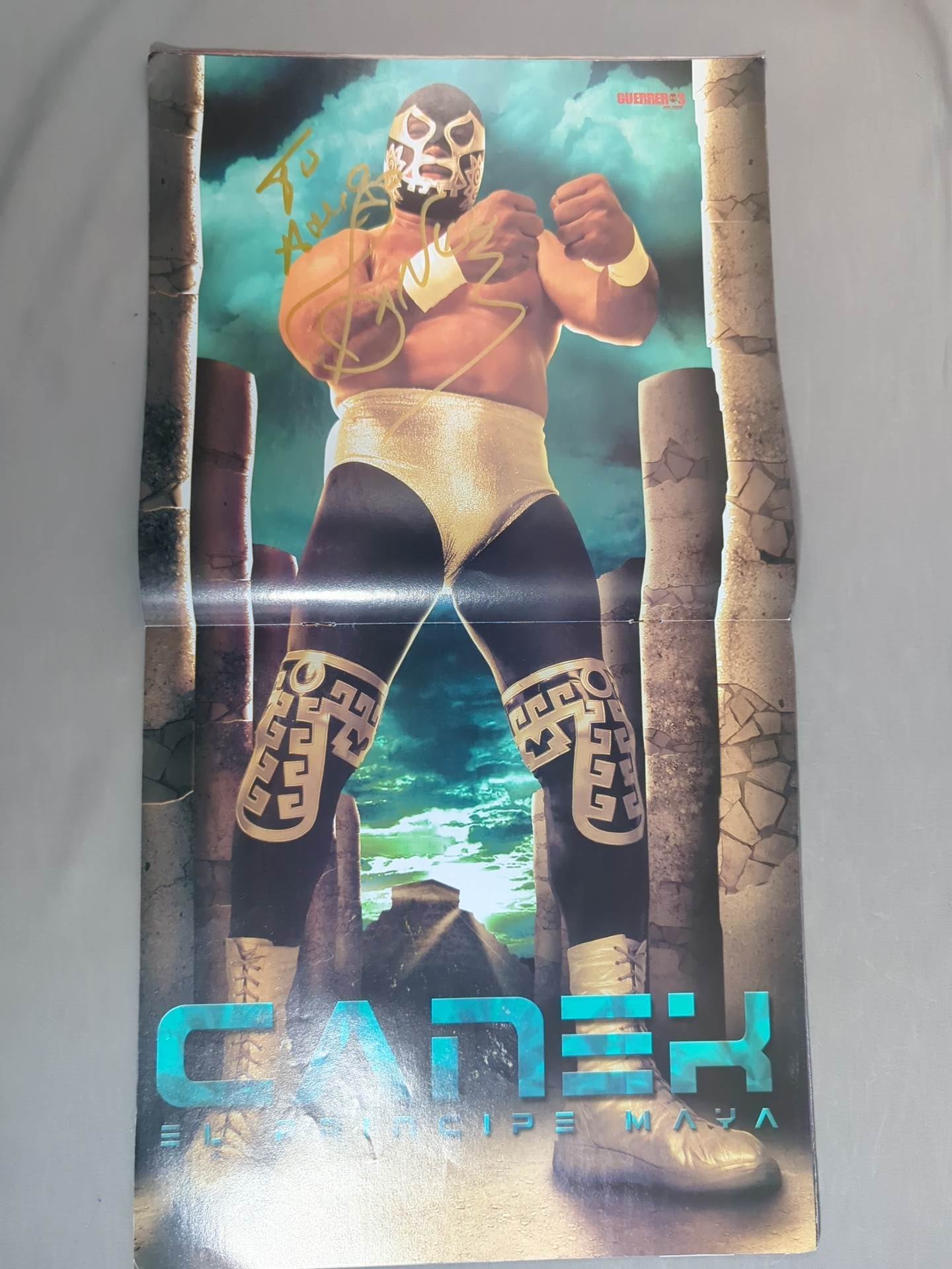 エル・カネック 直筆サイン入り】GUERRERROS DEL RING66 – 闘道館