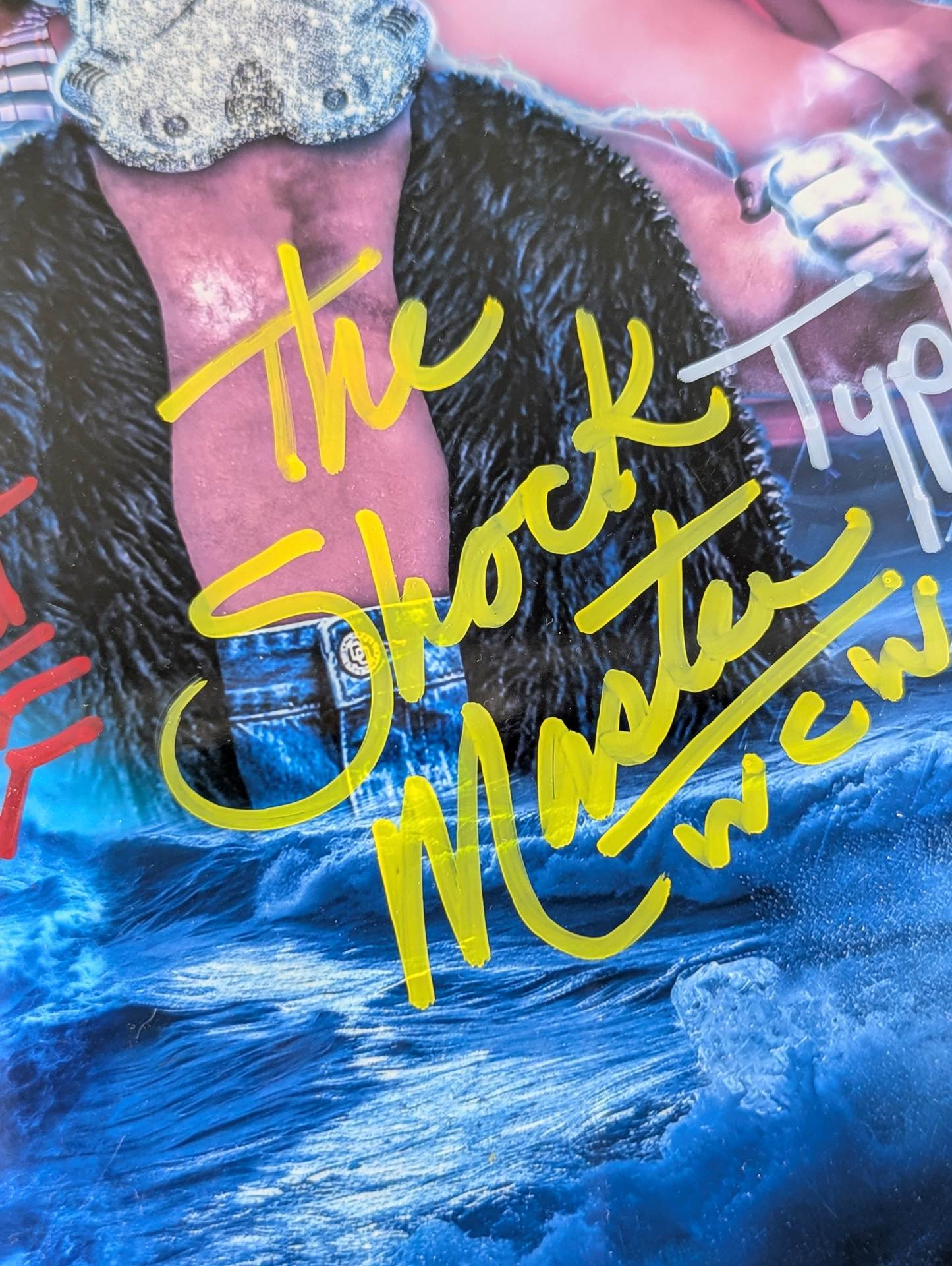Typhoon, Shockmaster & Tug hand signed autograph Pro-Photo 
