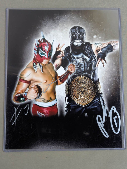 Lucha Brothers 2 hand signed autographs Pro-Photo (JSA Certification)