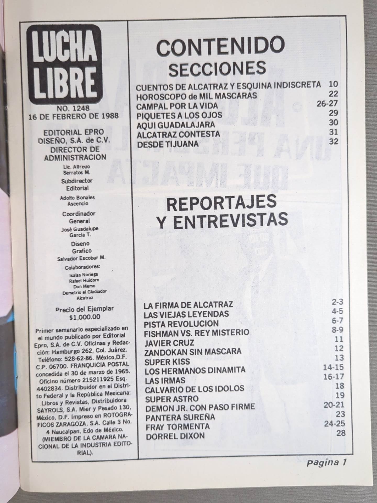 LUCHA LIBRE No.1248 – 闘道館