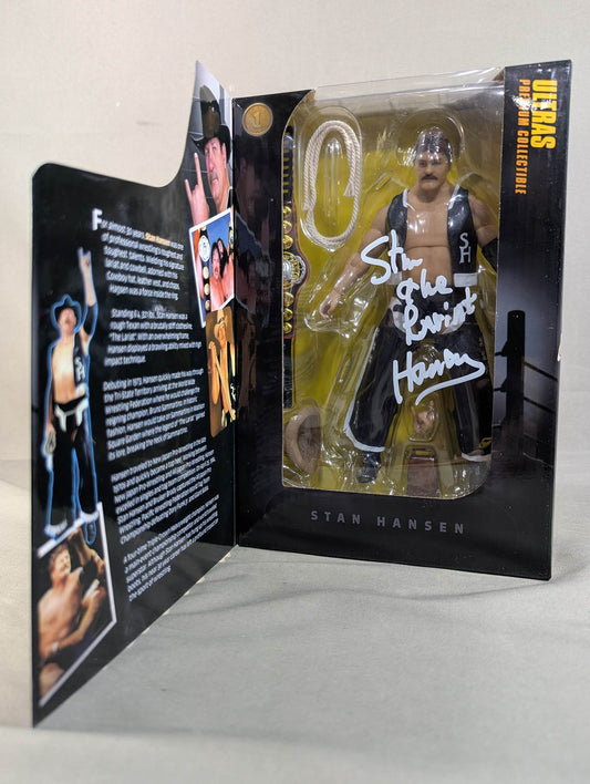 【hand signed autograph】 Stan Hansen ★PWF World Tag Team Belt ★