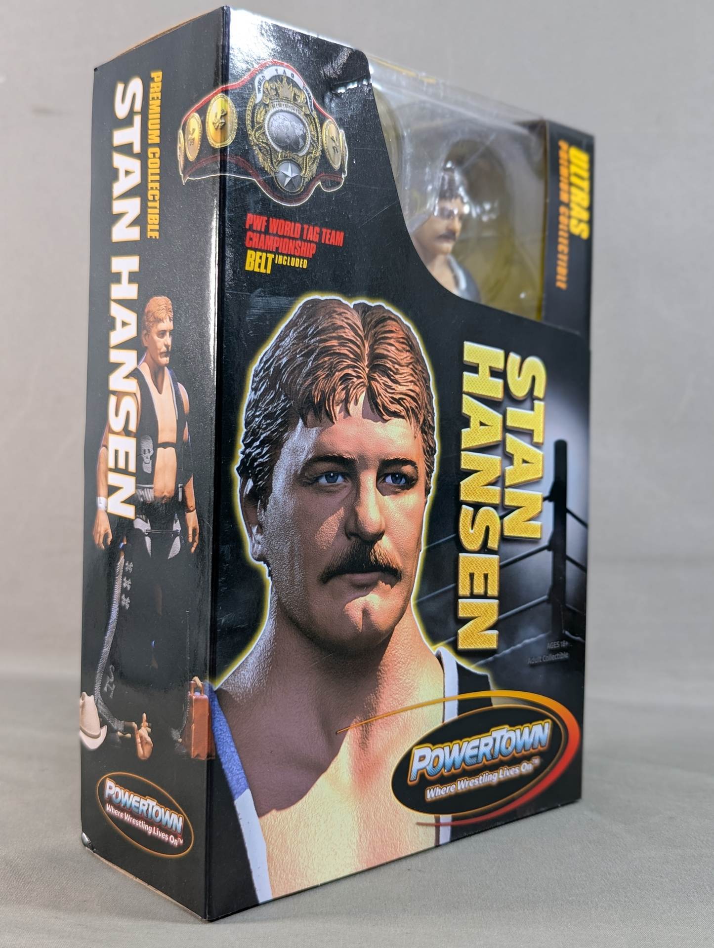 直筆サイン入り】スタン・ハンセン ☆PWF世界タッグベルト☆ – 闘道館 直筆サイン入り】スタン・ハンセン ☆PWF世界タッグベルト☆ – 闘道館