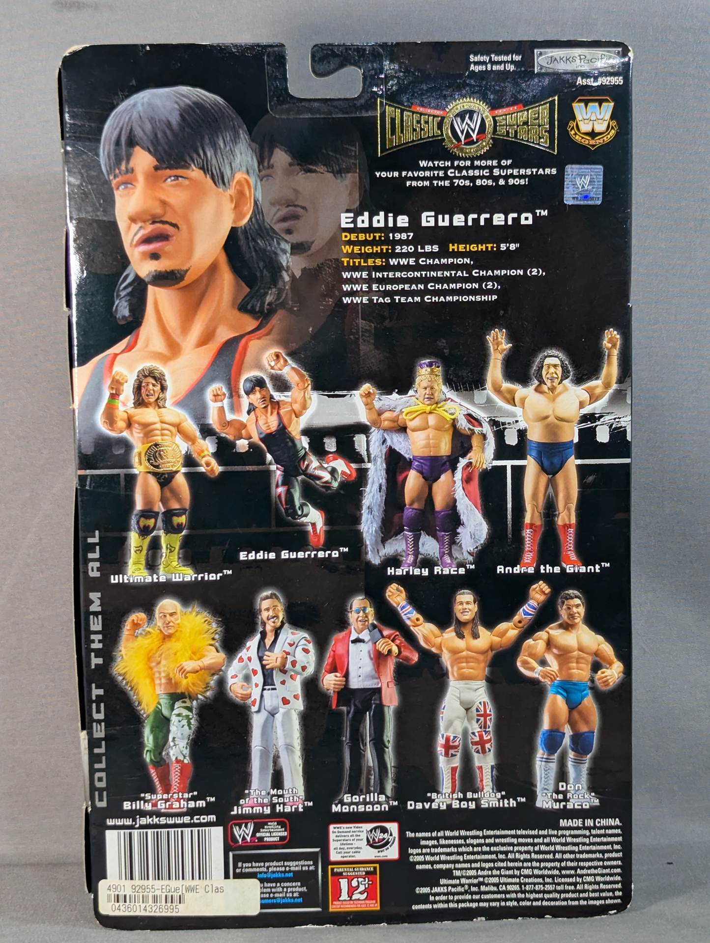 Eddie Guerrero  (black×red costume)