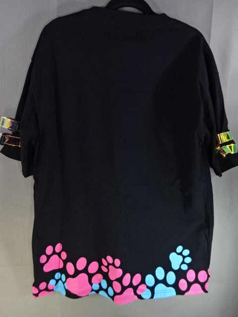 GALFY×岩谷麻優 ICON Tシャツ①(ブラック/ 中型犬) – 闘道館