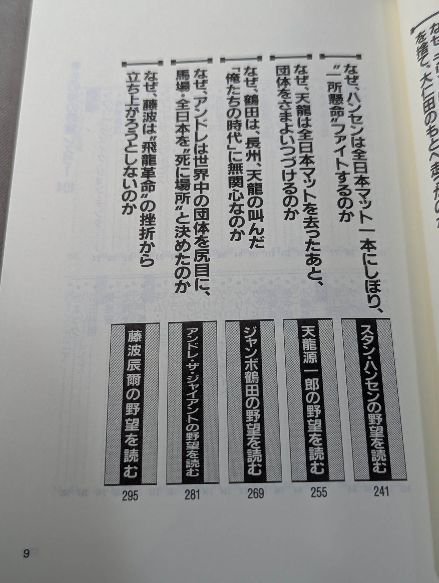 ポケットブック47 プロレスラー「野望」の読み方