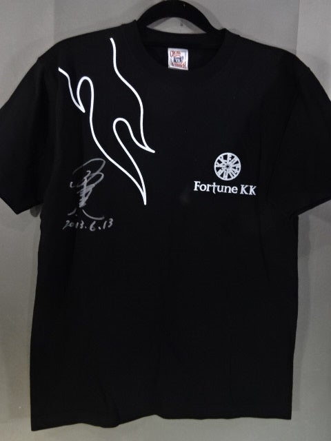 金沢武士団 直筆サイン入りTシャツ 直筆サイン入り」小橋建太「Fortune KK」Tシャツ①(ブラック) – 闘道館