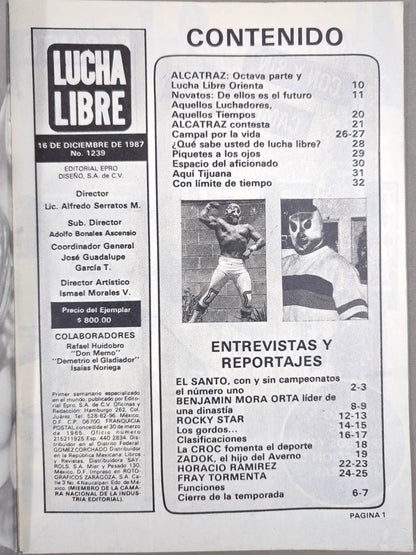 LUCHA LIBRE No.1239