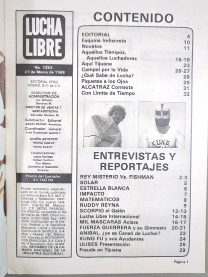 LUCHA LIBRE No.1253