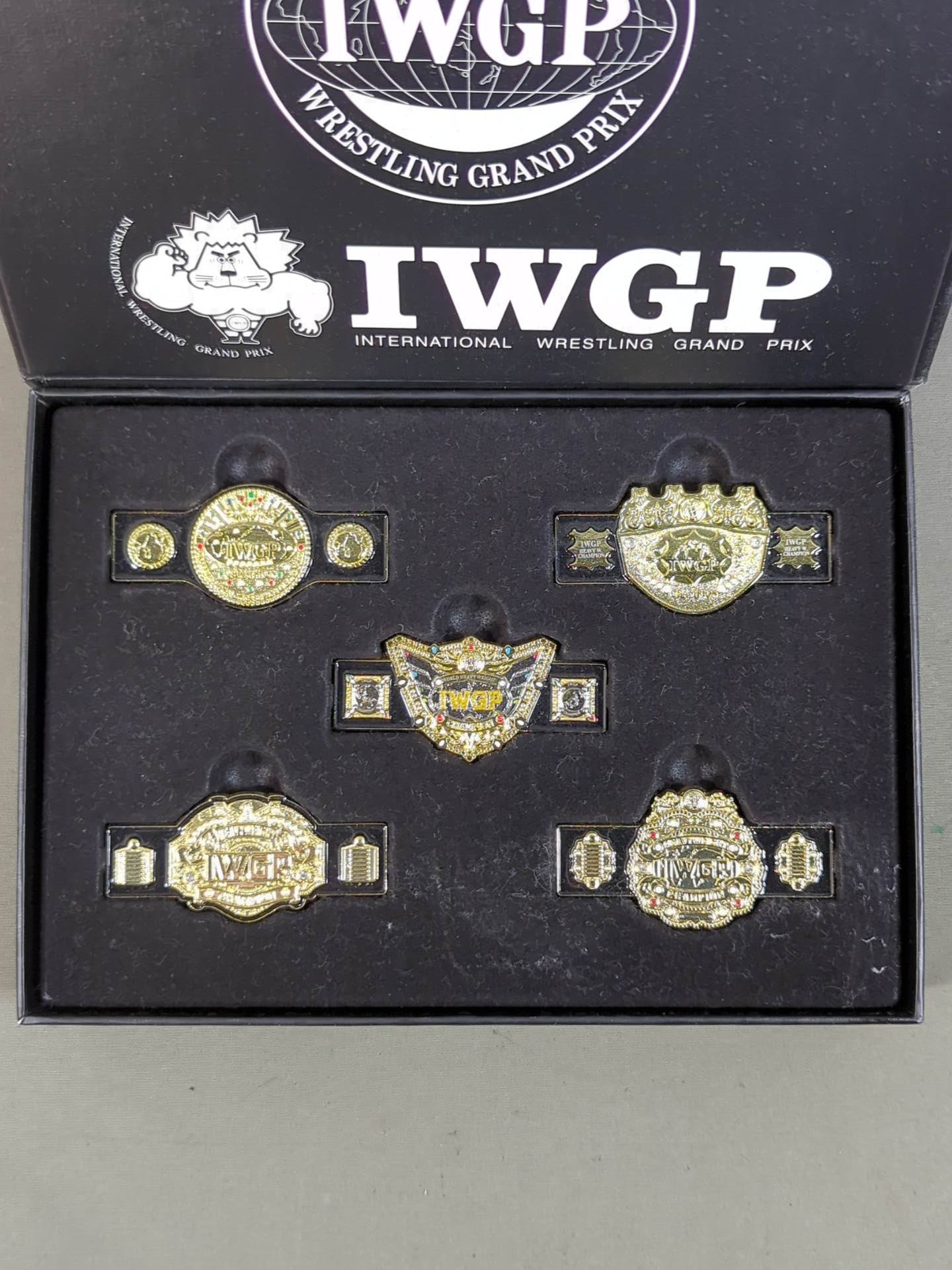 IWGP CHAMPION BELT ピンズコレクション(全5種) – 闘道館