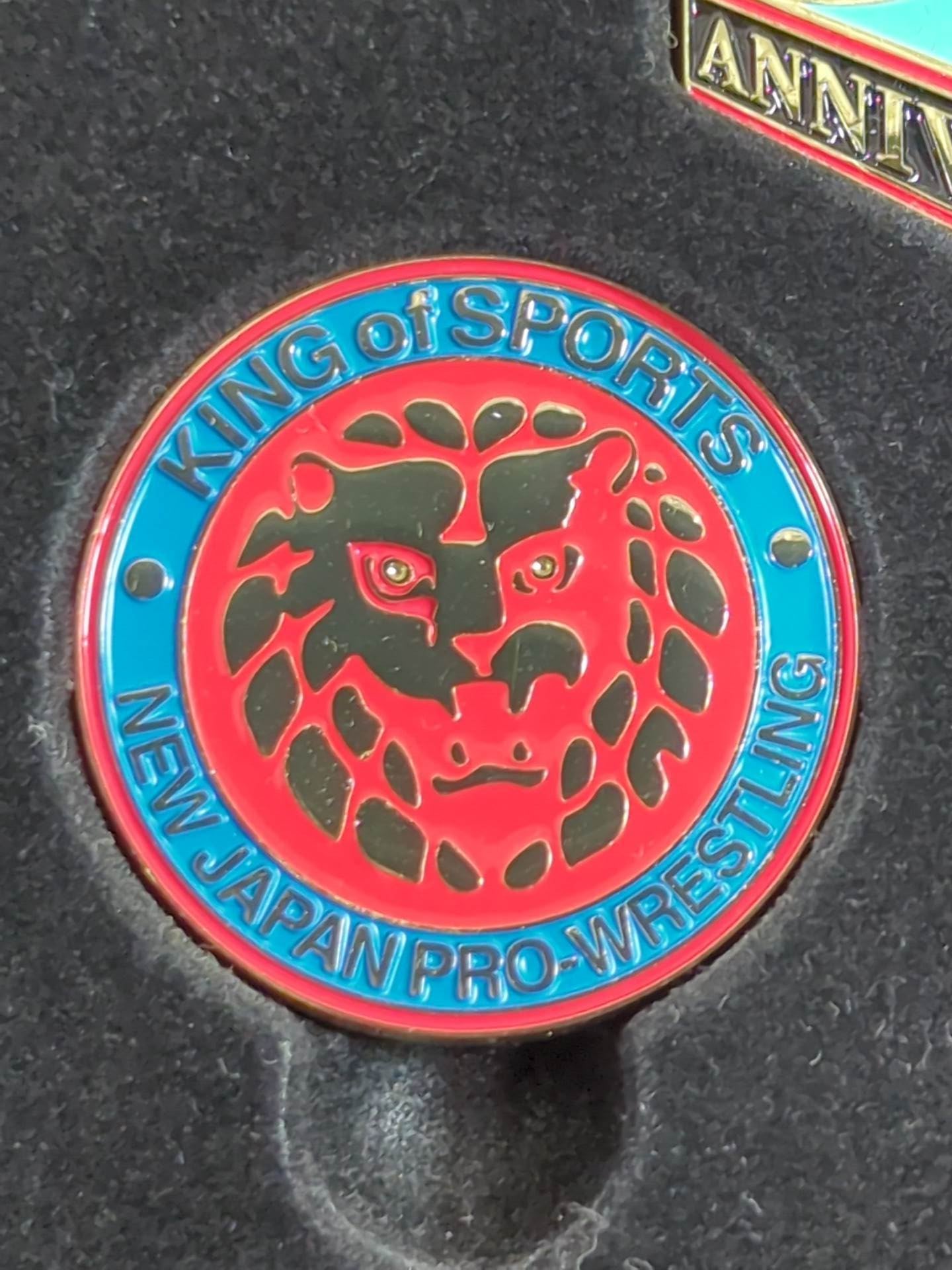 ★ ★ not sold in stores New Japan Pro Wrestling 50th ANNIVERSARY Pins Set