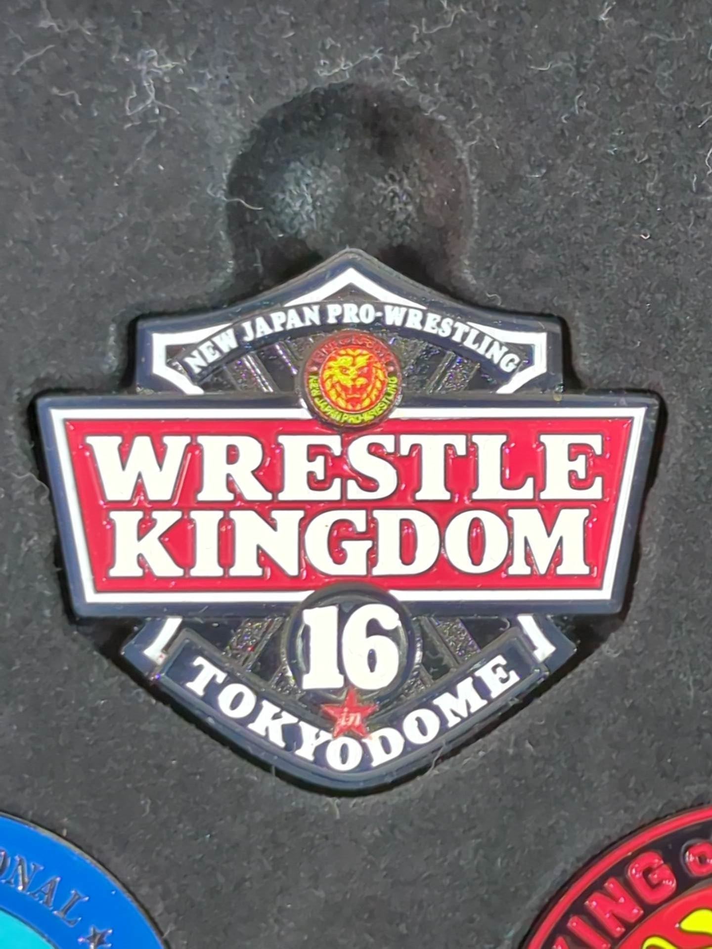 ★非売品★ 新日本プロレス WRESTLE KINGDOM 16 in TOKYO DOME ピンズセット