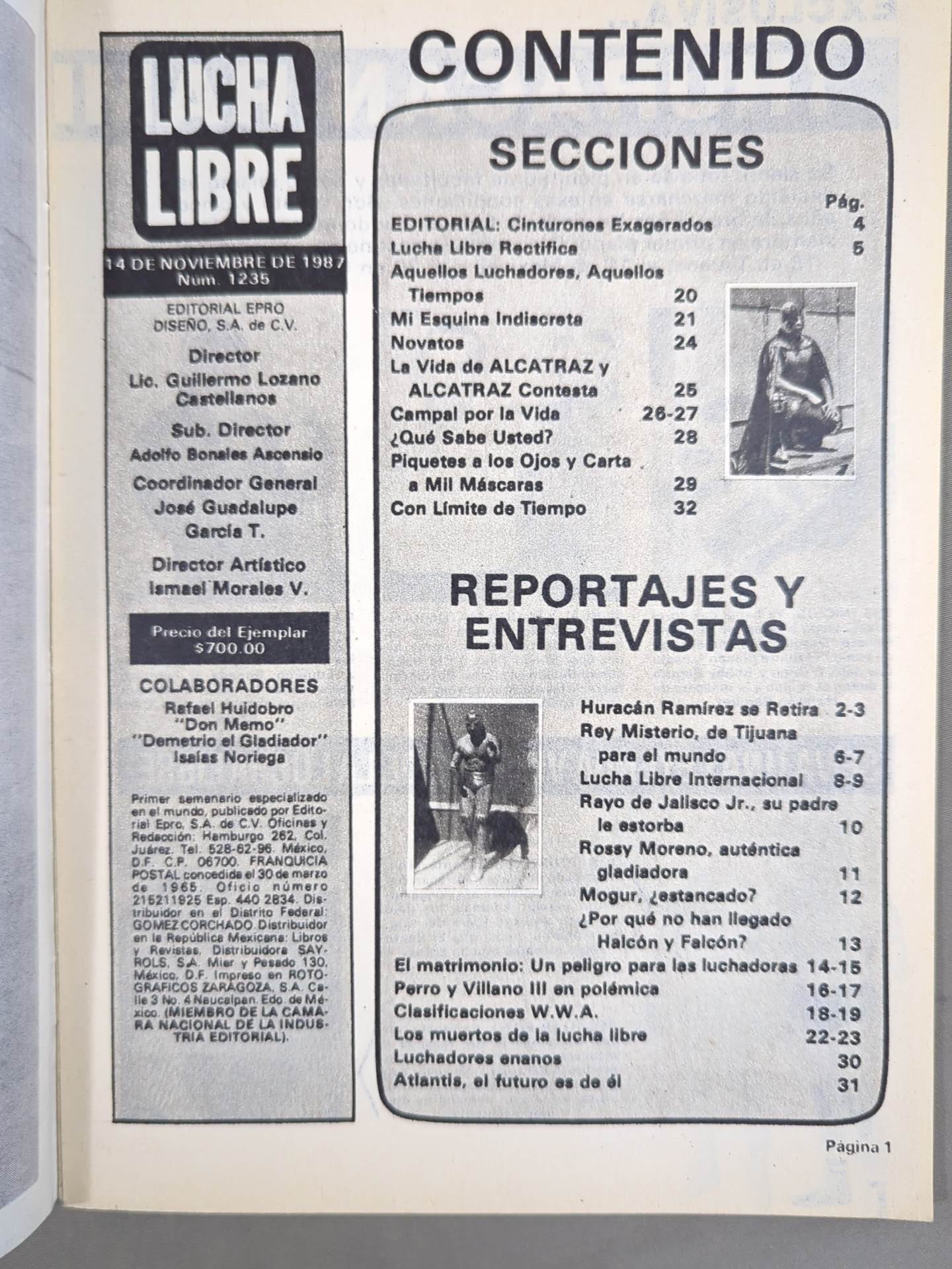 LUCHA LIBRE No.1235