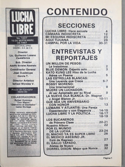 LUCHA LIBRE No.1227