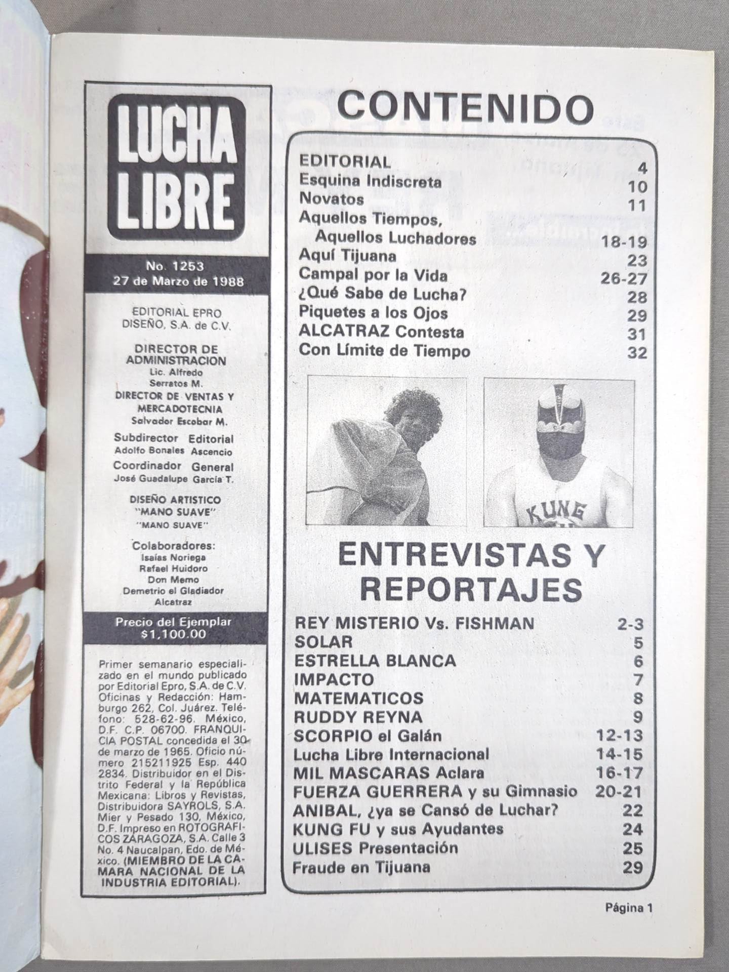 LUCHA LIBRE No.1253