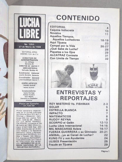 LUCHA LIBRE No.1253