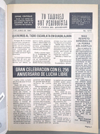 LUCHA LIBRE No.1214