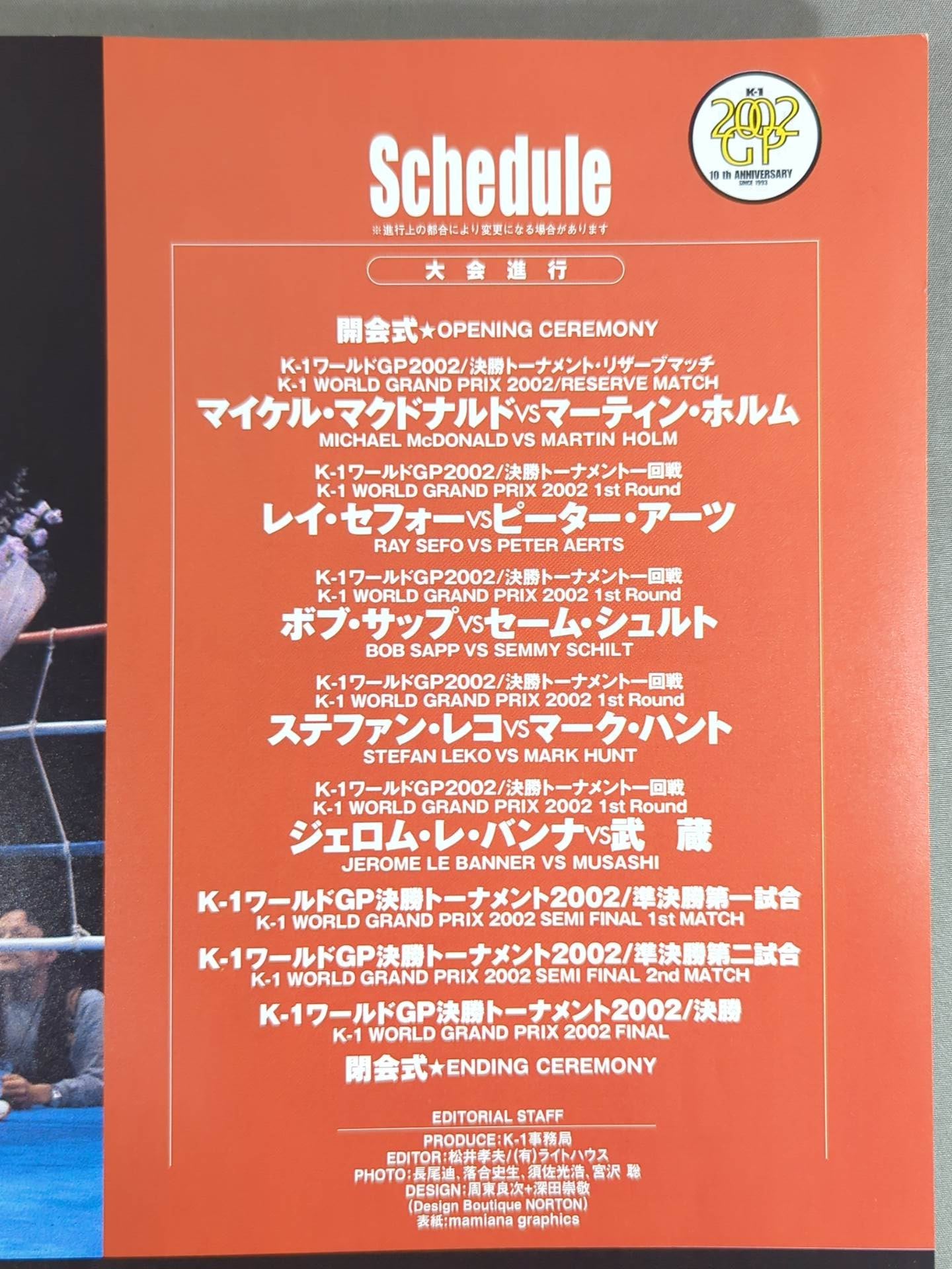 K-1 WORLD GP 2002 決勝戦 – 闘道館