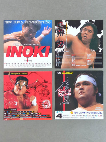 New Japan Pro Wrestling  1996 Desk Calendar