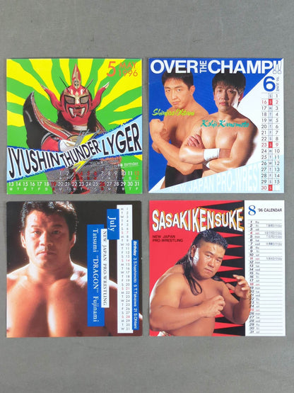 New Japan Pro Wrestling  1996 Desk Calendar