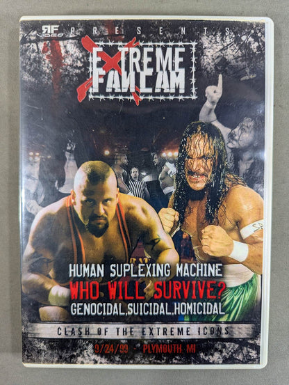 EXTREME FAN CAM 9/24/99PLYMOUTH,MI ★HUMAN SUPLEXING MACHINE vs GENOCIDAL,SUICIDAL,HOMICIDAL WHO WILL SURVIVE?★