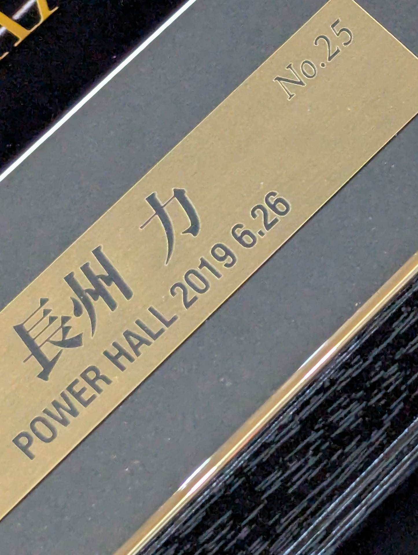 ☆POWER HALL 2019 6.26☆ 長州力 直筆サイン入り 限定フォトフレーム