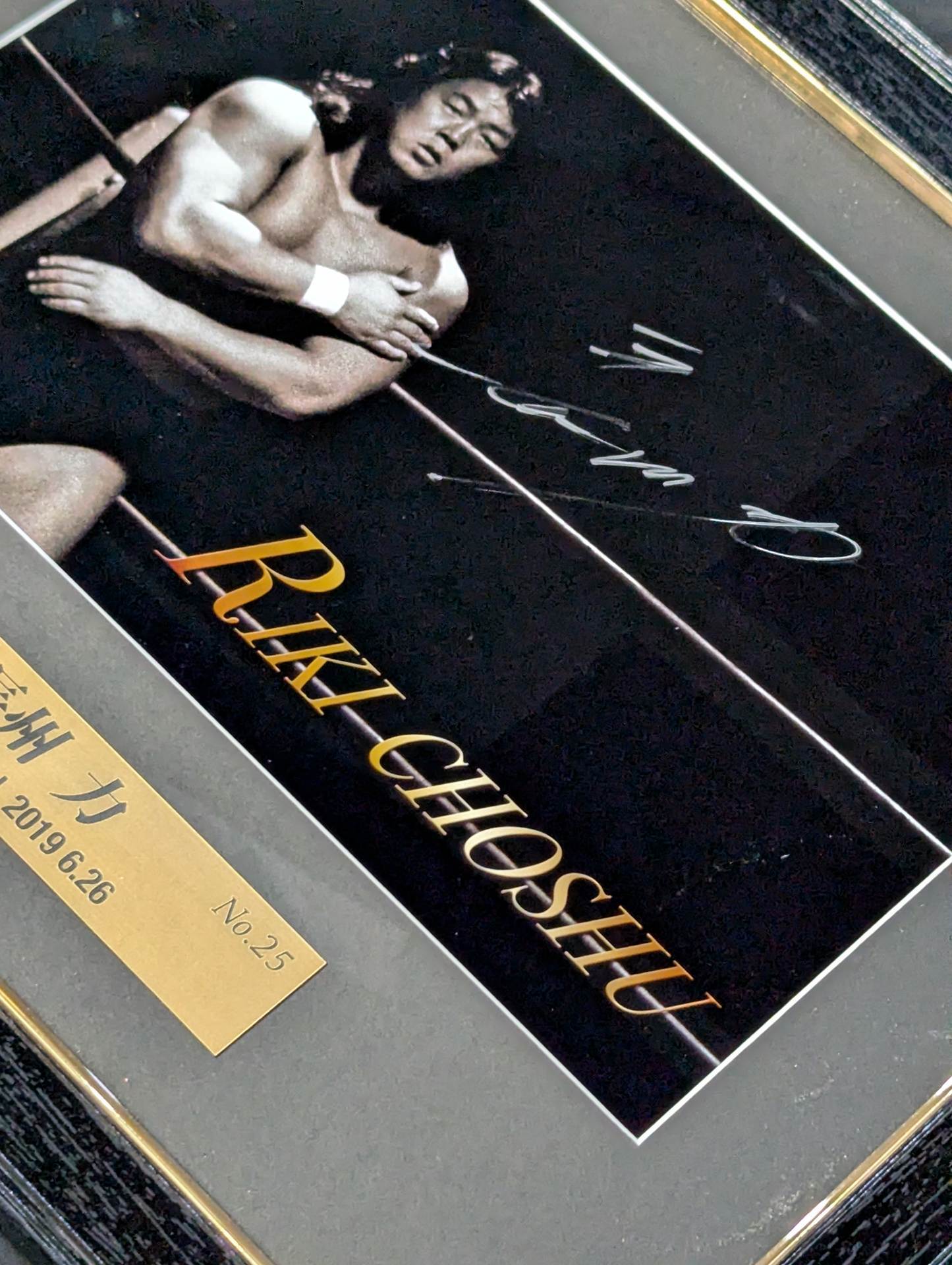 ☆POWER HALL 2019 6.26☆ 長州力 直筆サイン入り 限定フォトフレーム